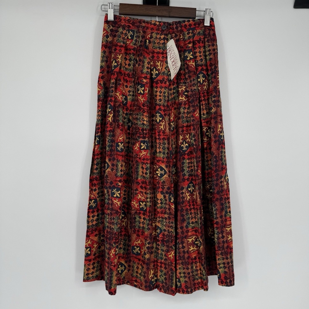 NWT Sophisticates By Pendleton VTG USA Midi Skirt Mason Tartan Academia Petite 6